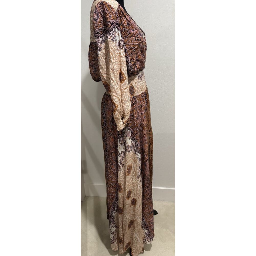 Free People Mexicali Rose Maxi Dress in Ivory SZ. Large - Picture 5 of 5